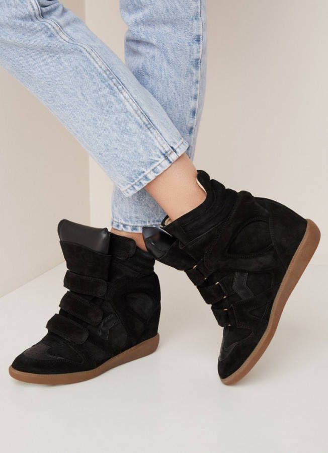 Isabel marant Bekett sneakerwedge van suède