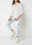 Isabel Marant Beige Canvas Sneakers met Logo Detail - Thumbnail 4