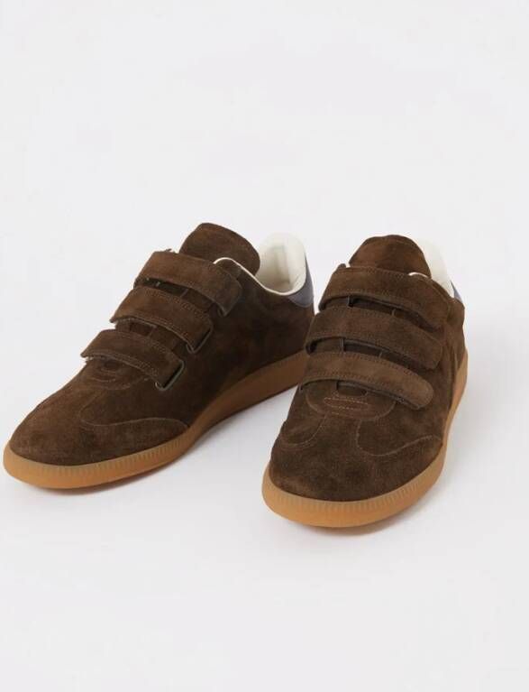 Isabel marant Beth sneaker van suède met logo