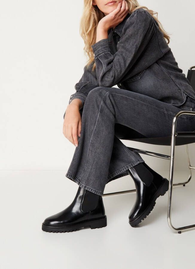 Isabel marant Castay chelsea boot van kalfsleer