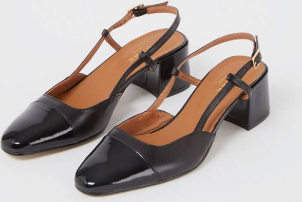 Jonak Dhapopy slingback met lakleren details