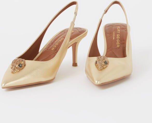 Kurt Geiger Belgravia pumps met metallic finish