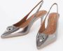 Kurt Geiger Belgravia slingback van leer met metallic finish - Thumbnail 10