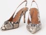 Kurt Geiger Belgravia slingback van leer met slangenprint - Thumbnail 8