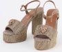 Kurt Geiger London Kensington Platform Sandalen Dames Beige - Thumbnail 23