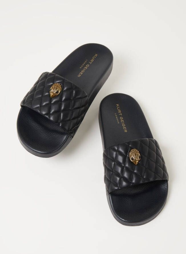 Kurt Geiger Meena Eagle quilted slipper