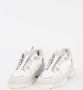 Mason Garments Mason Geksters Genova Tricolore Sneakers met Ss23-53A Wit Heren - Thumbnail 6