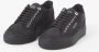 Mason Garments Zwarte Leren Modieuze Sneaker Fw23-1D Zwart Heren - Thumbnail 5