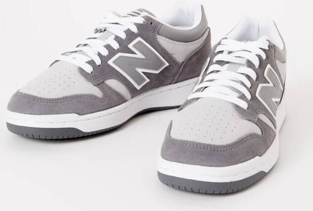 New Balance 480 sneaker van leer met suède details