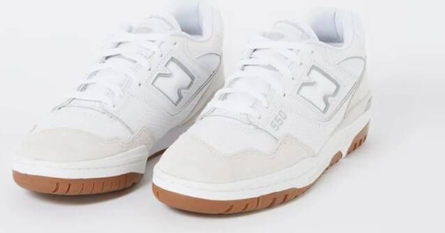 New Balance 550 sneaker met suède details
