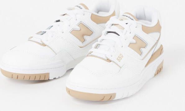 New Balance 550 sneaker van leer met logo