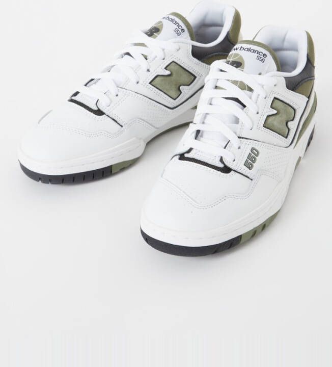 New Balance 550 sneaker van leer met logo