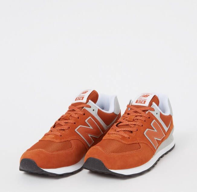 New balance 574 deals classic orange