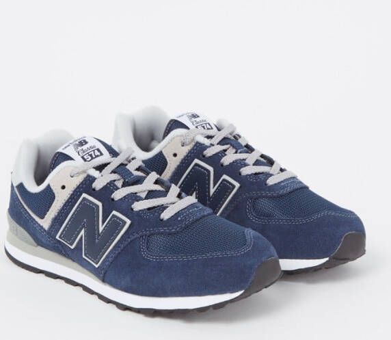 New Balance 574 sneaker met suède details