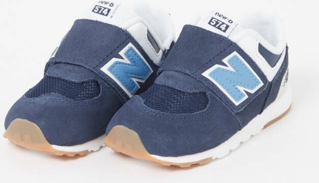 New Balance 574 sneaker met suède details