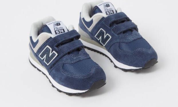 New Balance 574 sneaker met suède details