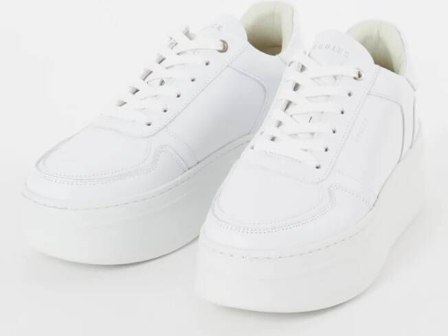 Nubikk Bajou Platform sneaker van leer