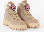 Nubikk Fae Montagne JR suède veterboots taupe Bruin Meisjes Suede Effen 25 - Thumbnail 8