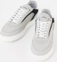 Nubikk Cliff Cane Men Light Grey Nubuck Black Lage sneakers - Thumbnail 10