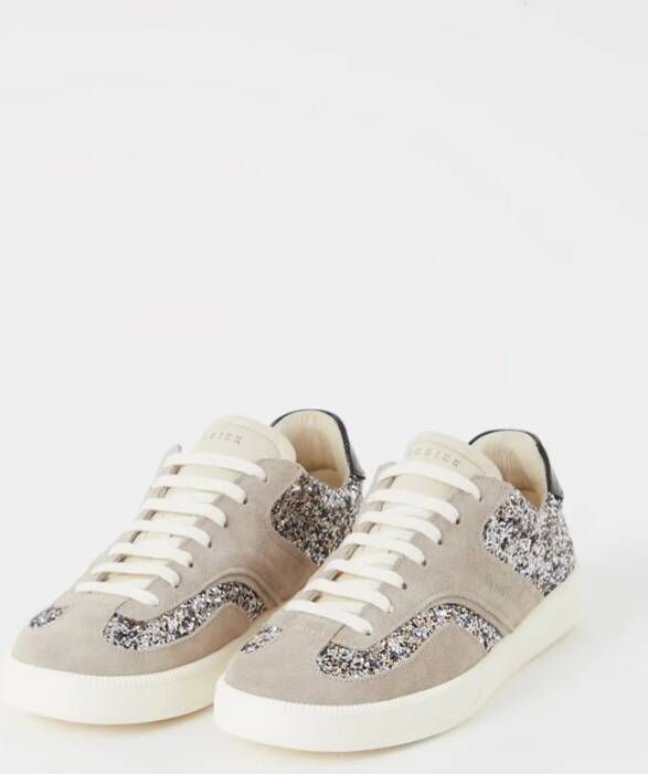 Nubikk Ray Owen sneaker van suède met glitter