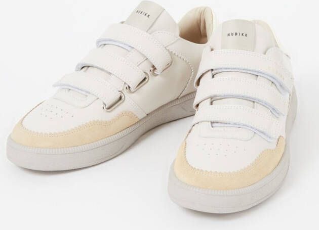 Nubikk Ray Straps sneaker van leer met suède details