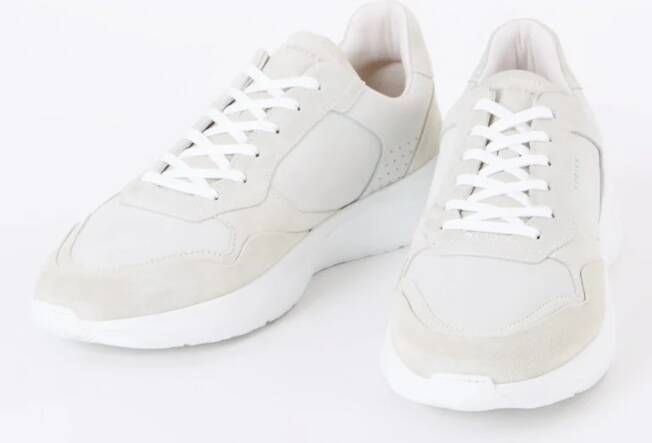 Nubikk Rocky Road sneaker van leer met suède details