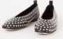 Odare Alba ballerina van leer met studs - Thumbnail 2