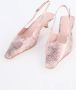 Odare Anna slingback van leer met slangenprint - Thumbnail 2