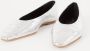Odare Bilboa ballerina van leer met crocostructuur - Thumbnail 2