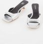 Odare Juju muiltje van leer met metallic finish en strikdetail - Thumbnail 2