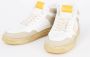 Philippe Model Lyon Sneakers Gerecycled Leer Wit Lichtblauw Oranje Multicolor Heren - Thumbnail 15