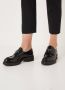 Prada Loafers & ballerina schoenen Brushed Leather Loafers in zwart - Thumbnail 3