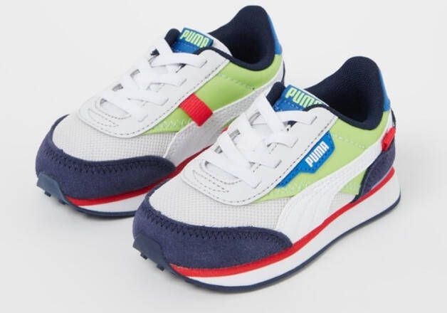 Puma Future Rider Splash sneaker met suède details
