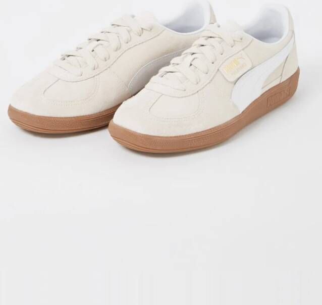 Puma Palermo sneaker van suède met leren details