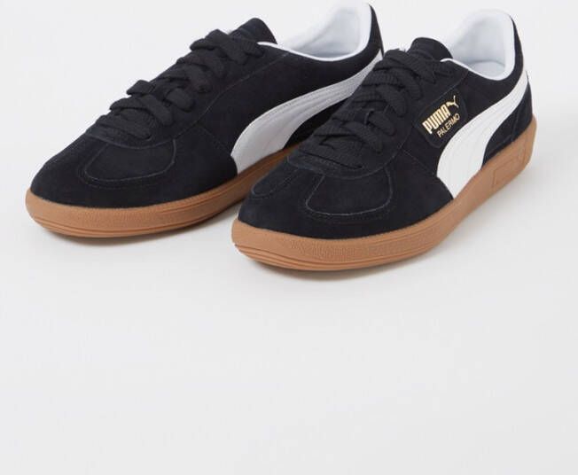 Puma Palermo sneaker van suède met leren details