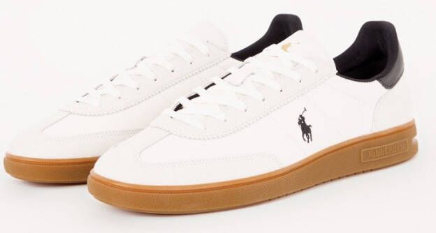 Ralph Lauren Bedford sneaker van leer met suède details