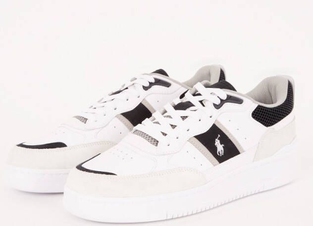 Ralph Lauren Master sneaker van leer met suède details