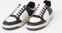 Saint Laurent Geperforeerde leren sneakers met logo print White Heren - Thumbnail 2