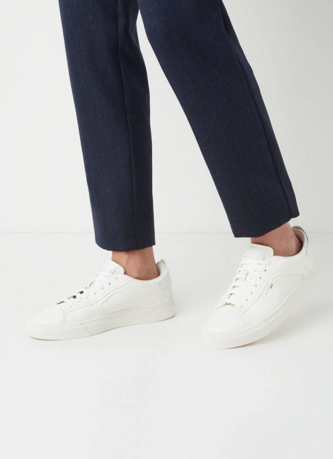 Santoni Gloria sneaker van leer