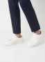 Santoni Leren Sneaker met Maxi Lettering White Heren - Thumbnail 8