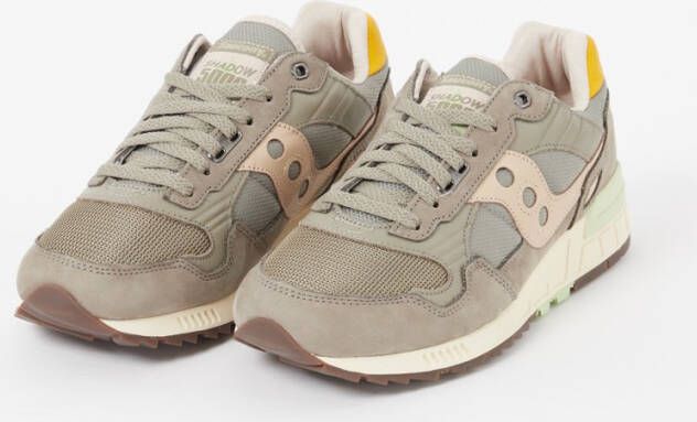 Saucony Shadow 5000 sneaker van leer met suède en mesh details