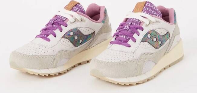 Saucony Shadow 6000 sneaker van suède met mesh en leren details