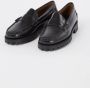 Sebago Zwarte leren platte schoenen voor het winterseizoen Black - Thumbnail 5