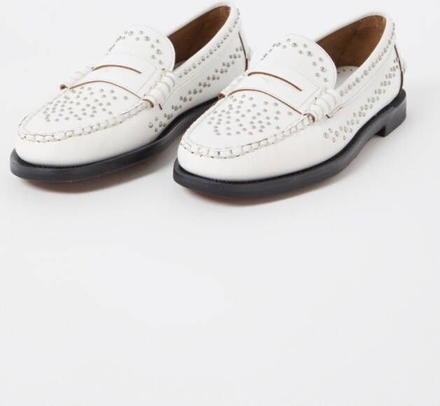 Sebago Dan loafer van leer met studs