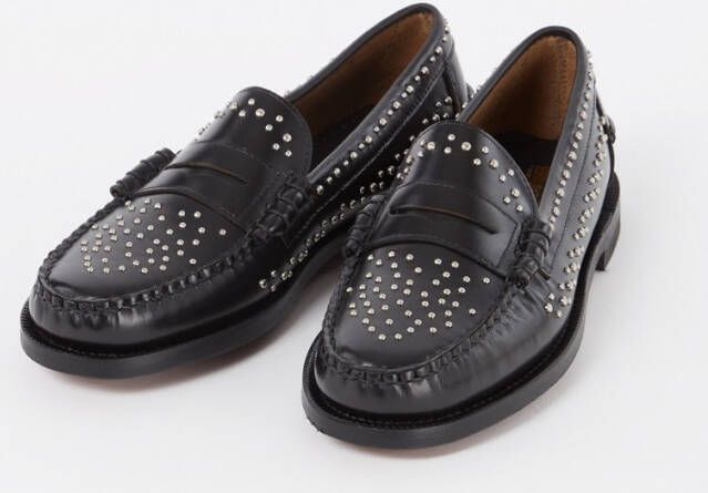 Sebago Dan loafer van leer met studs