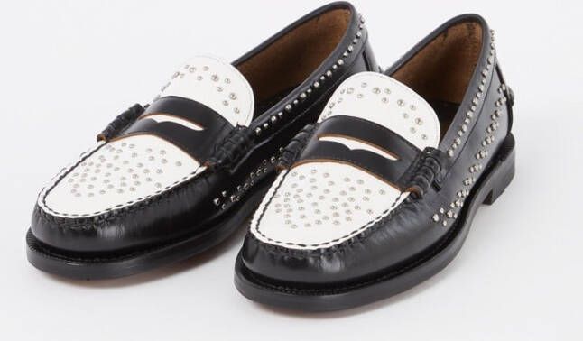 Sebago Dan loafer van leer met studs