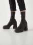 Stella Mccartney Zwarte elastische eco-leren laarzen met vierkante neus Black Dames - Thumbnail 12