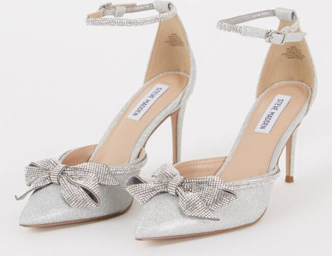 Steve Madden Lumiere slingback met glitter en strikdetail
