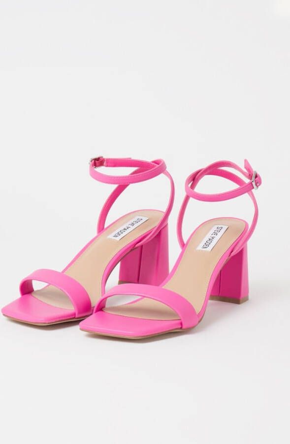 Steve Madden Magenta sandalette van leer