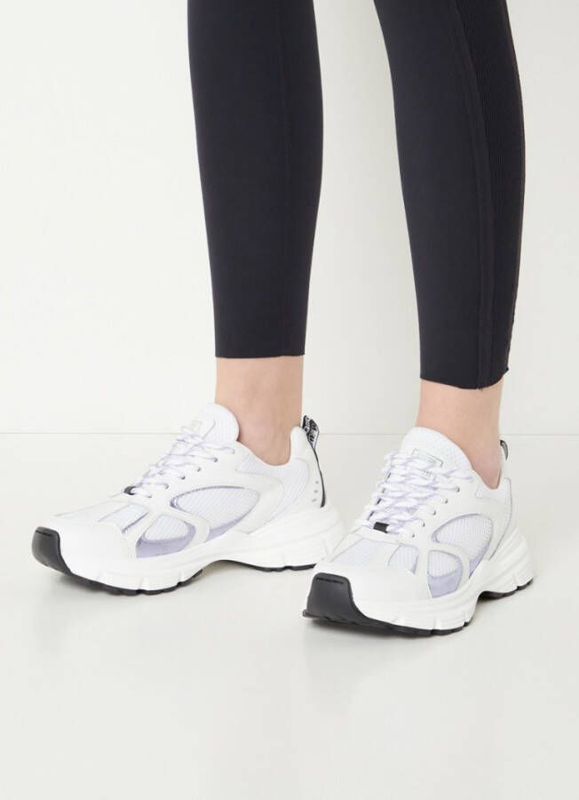 Steve Madden Plaja sneaker met leren details